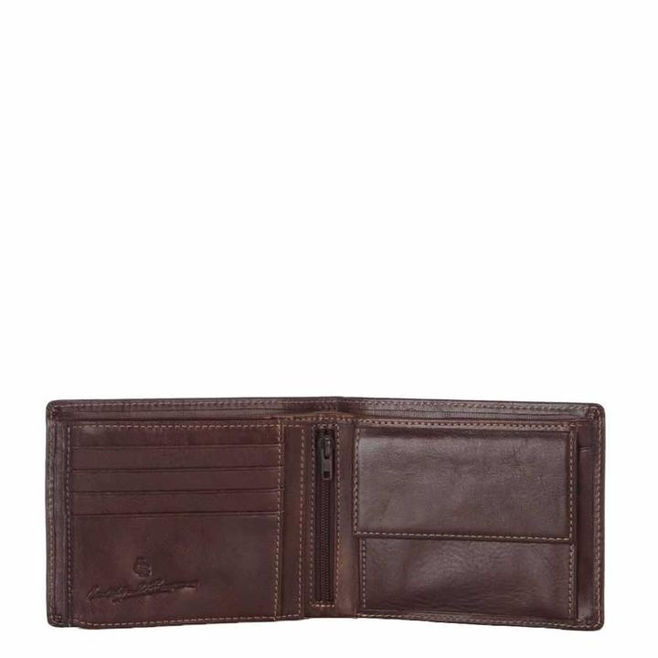Daniel Ray Castelijn & Beerens Gaucho Billfold Met Binnenrits Mocca