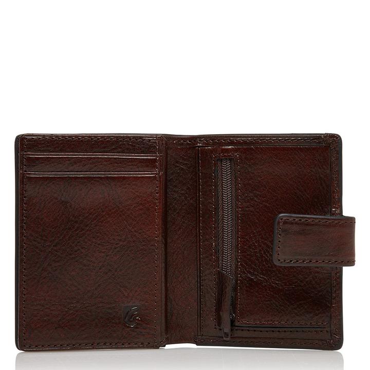 Daniel Ray Castelijn & Beerens Rien RFID Mini Wallet 10cc Cognac
