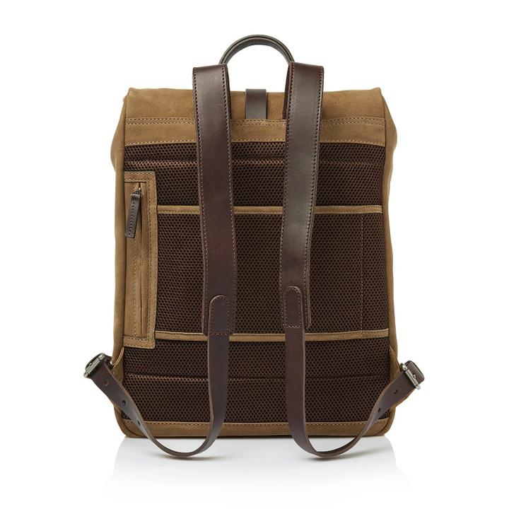 Daniel Ray Castelijn & Beerens Veneto Nubuck Laptop Backpack 15.6" Taupe