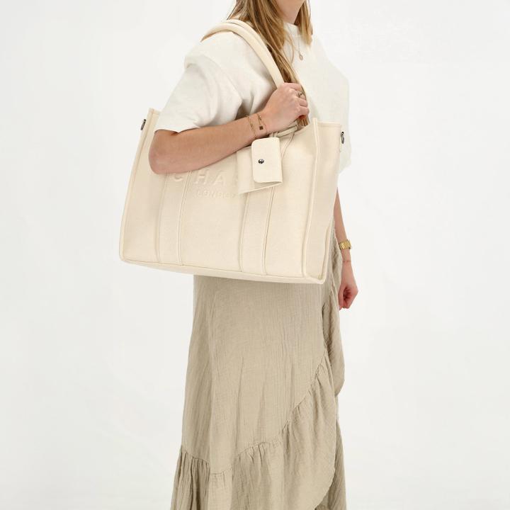 Daniel Ray Charm London Bond Laptopbag Broken White