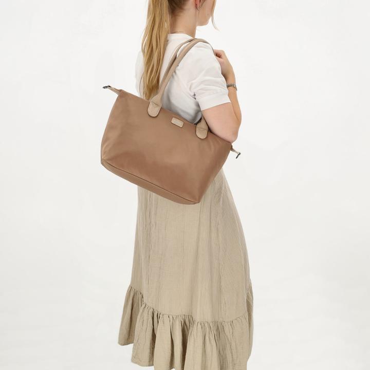 Daniel Ray Charm London Buckingham Mono Shopper Lichttaupe