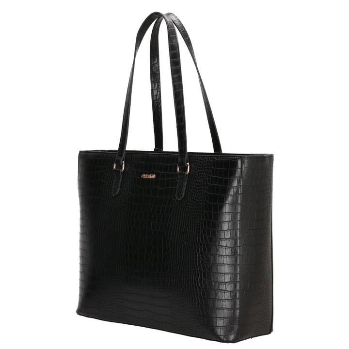 Daniel Ray Charm London Midwood Shopper 15.6 Inch Laptopvak Black Croco