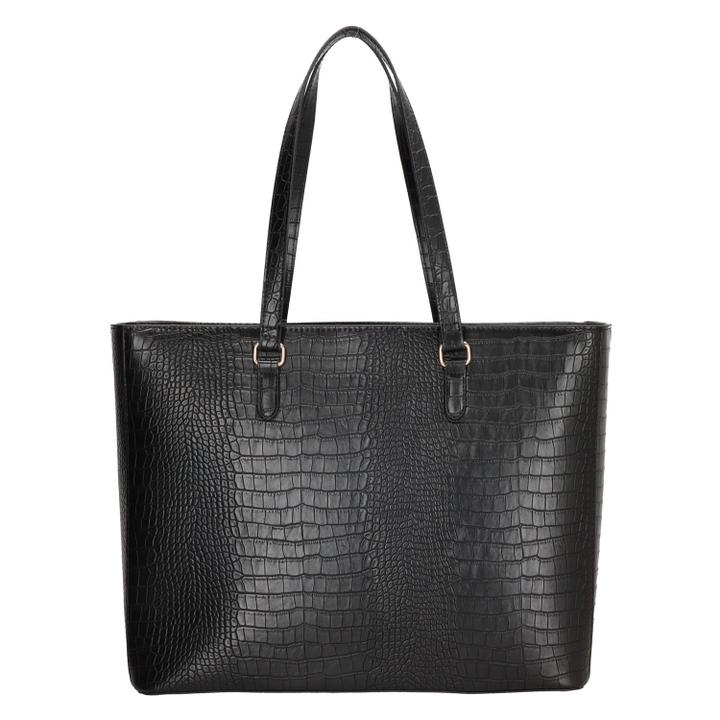 Daniel Ray Charm London Midwood Shopper 15.6 Inch Laptopvak Black Croco