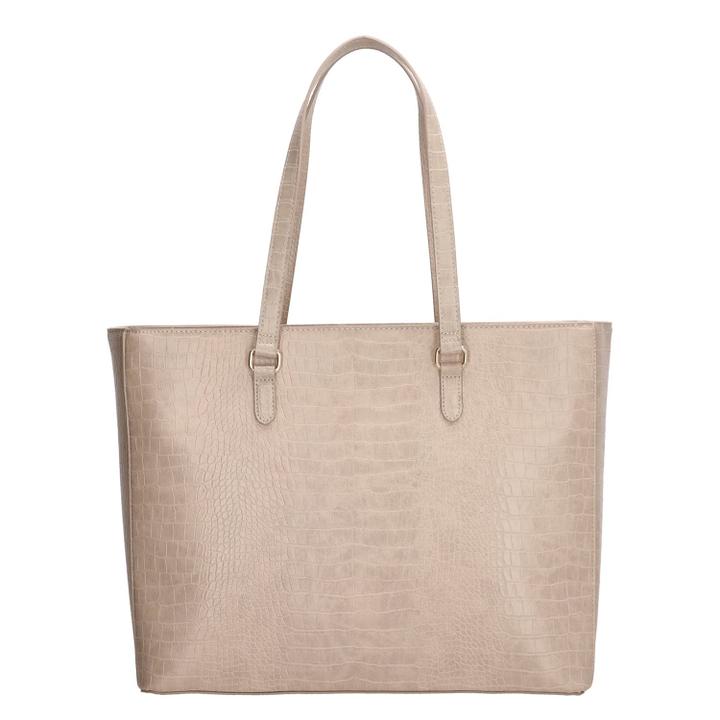 Daniel Ray Charm London Midwood Shopper 15.6 Inch Laptopvak Light Taupe