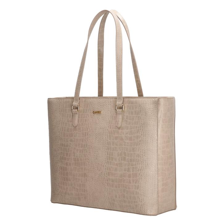 Daniel Ray Charm London Midwood Shopper 15.6 Inch Laptopvak Light Taupe