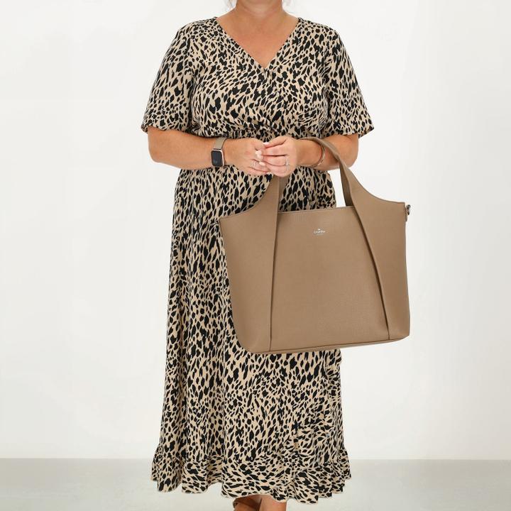 Daniel Ray Charm London Mulberry Street Laptopbag Taupe