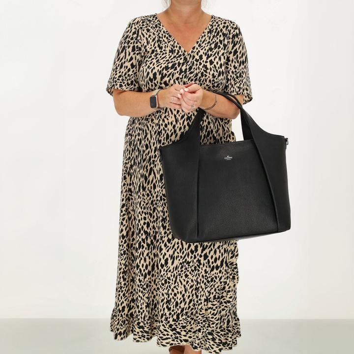 Daniel Ray Charm London Mulberry Street Laptopbag Zwart