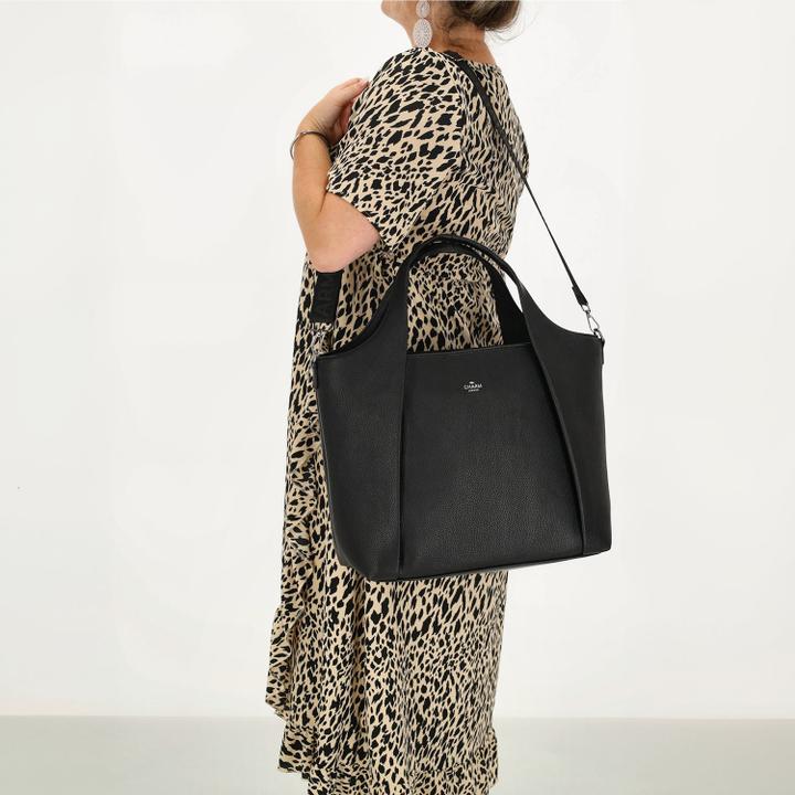 Daniel Ray Charm London Mulberry Street Laptopbag Zwart