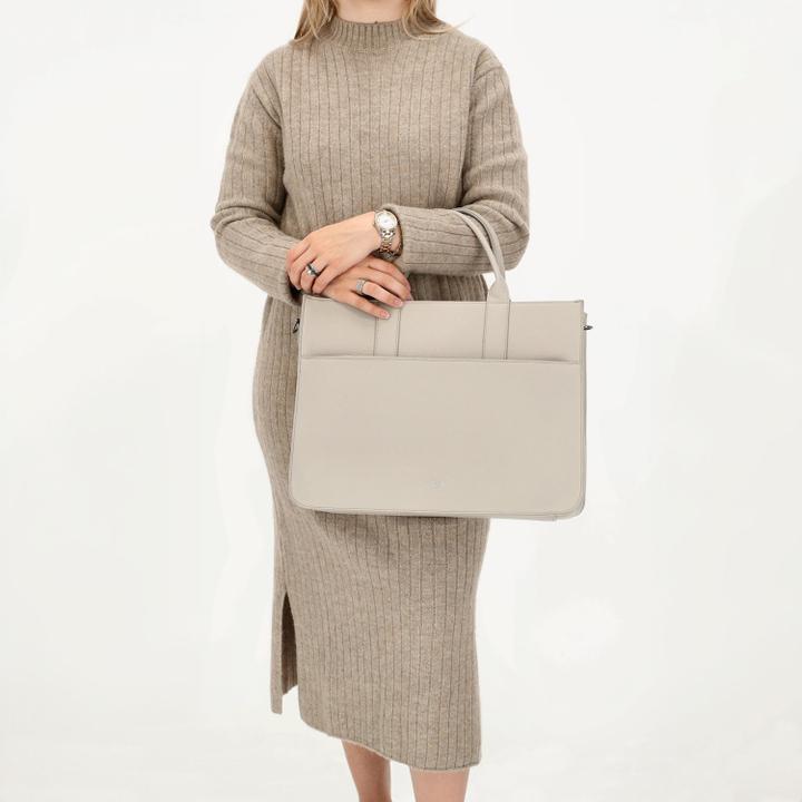 Daniel Ray Charm London Princeton Laptopbag Lightgrey