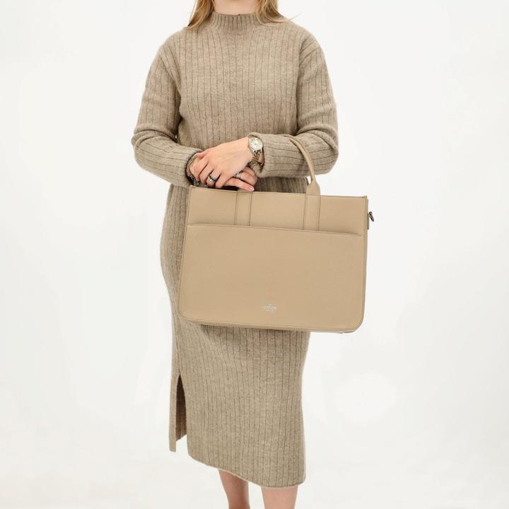 Daniel Ray Charm London Princeton Laptopbag Lighttaupe