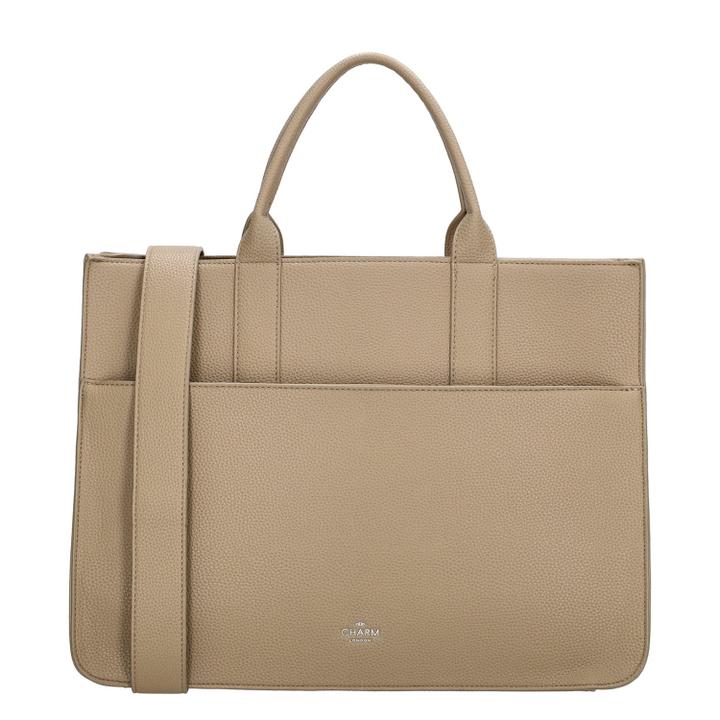 daniel ray Charm London Princeton Laptopbag lighttaupe