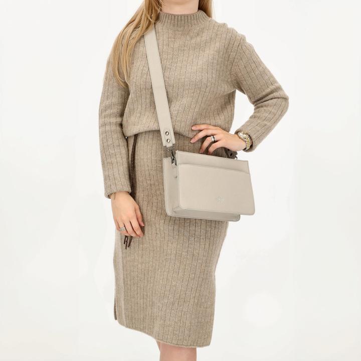 Daniel Ray Charm London Princeton Shoulderbag Lightgrey