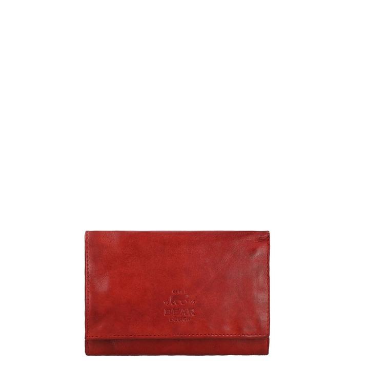 Daniel Ray Bear Design Cow Lavato Portemonnee Red