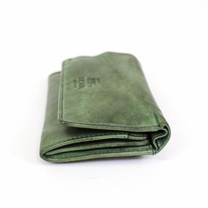 Daniel Ray Bear Design Flappie Portemonnee Green