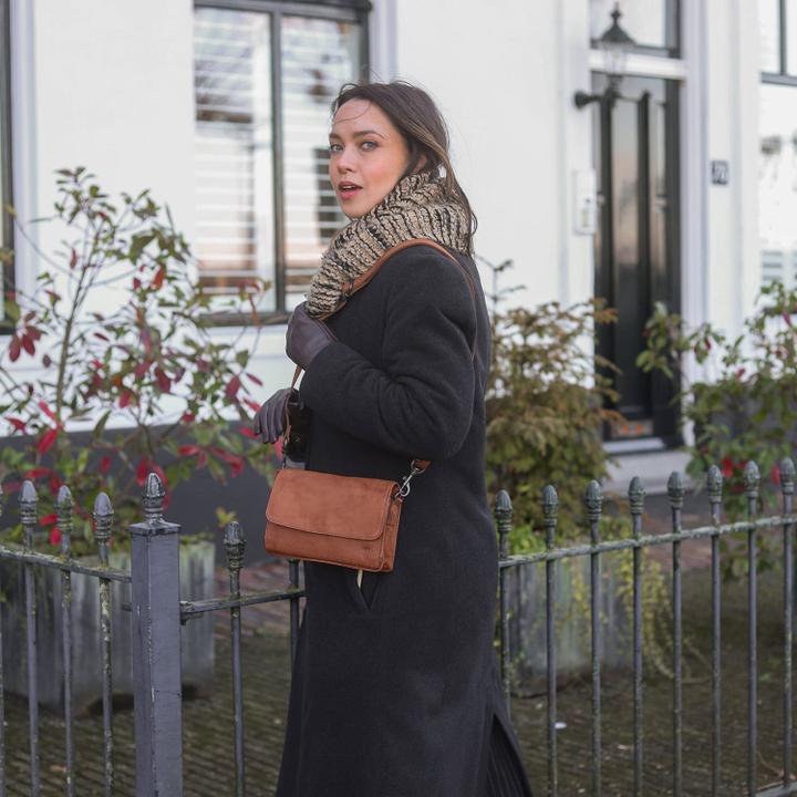 Daniel Ray Bear Design Joelle Shoulderbag Cognac