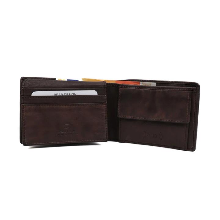 Daniel Ray Bear Design Joep Billfold Brown