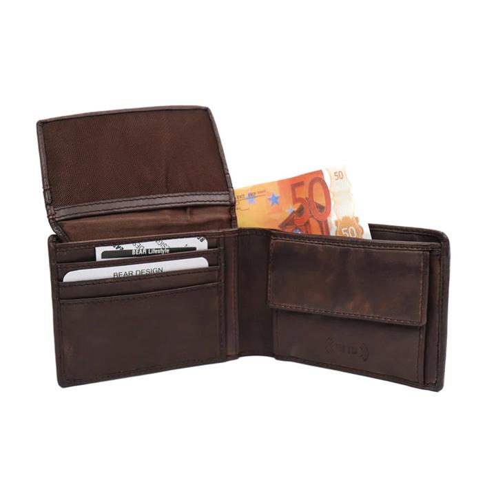 Daniel Ray Bear Design Joep Billfold Brown
