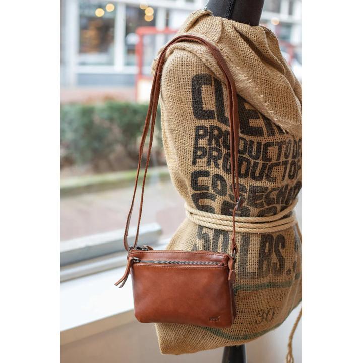 Daniel Ray Bear Design Maithe Shoulderbag Cognac