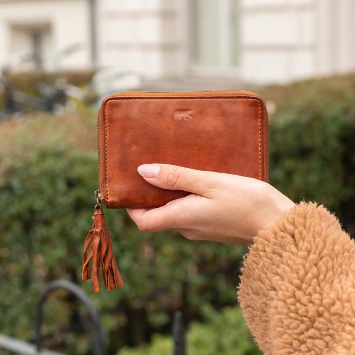 Daniel Ray Bear Design Marijn Portemonnee Cognac