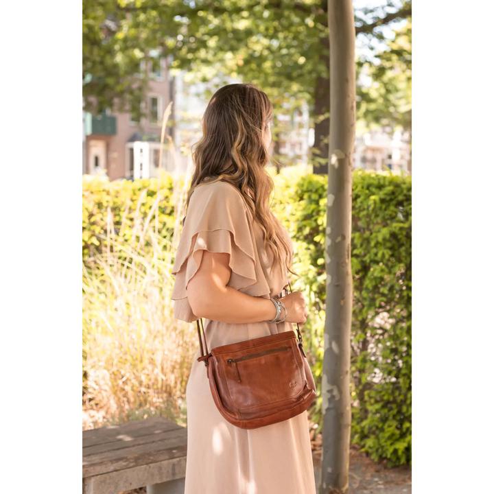 Daniel Ray Bear Design Miley Shoulderbag Cognac