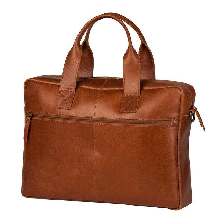 Daniel Ray Burkely Vintage Laptop Bag 15.6" Cognac