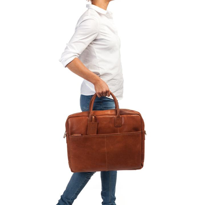 Daniel Ray Burkely Vintage Max Worker 17.3" Cognac