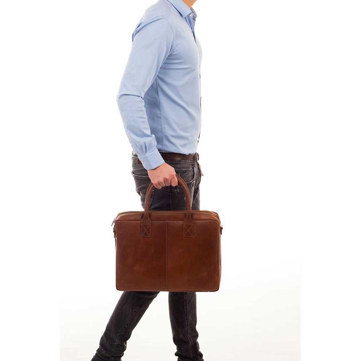 Daniel Ray Burkely Vintage Taylor Worker 15" Cognac