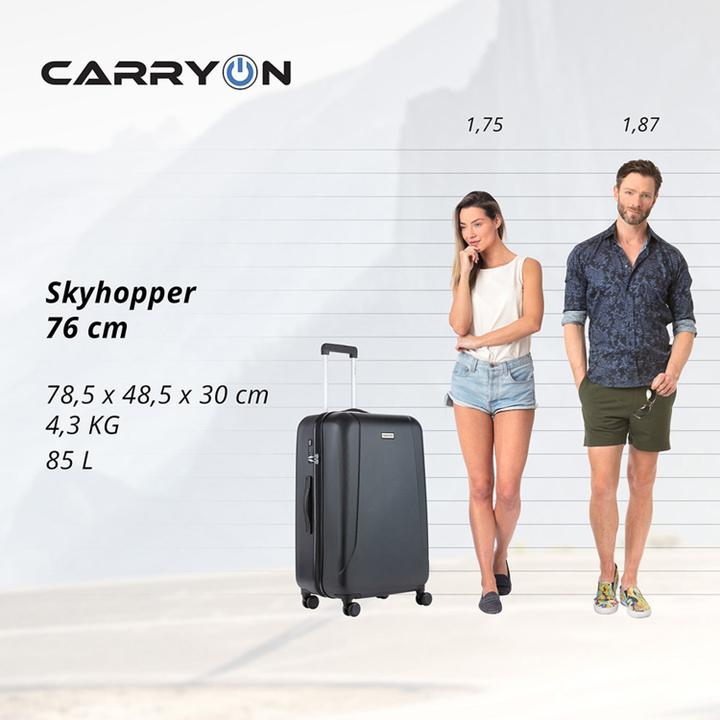 Daniel Ray CarryOn Skyhopper 78 Set Van 2 Black