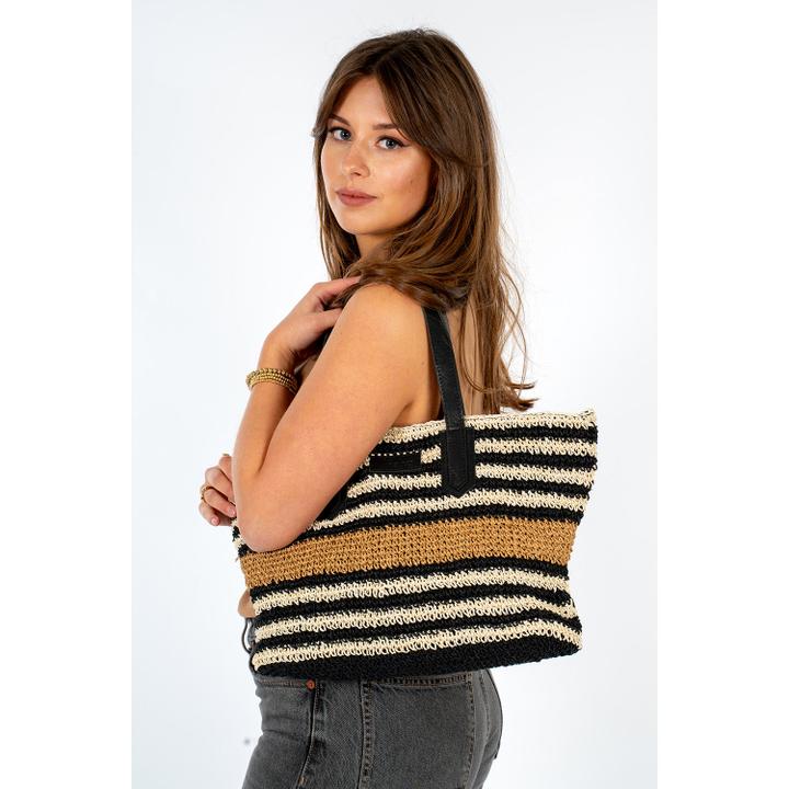 Daniel Ray Chabo Raffia Shopper Capri Multi