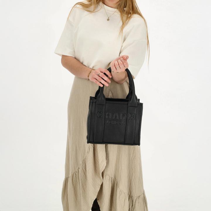 Daniel Ray Charm London Bond Handbag Black