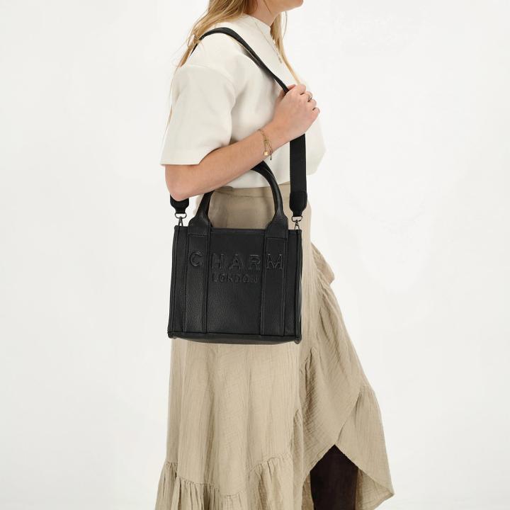 Daniel Ray Charm London Bond Handbag Black