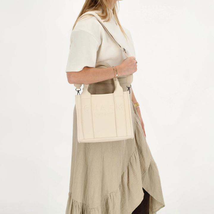 Daniel Ray Charm London Bond Handbag Broken White