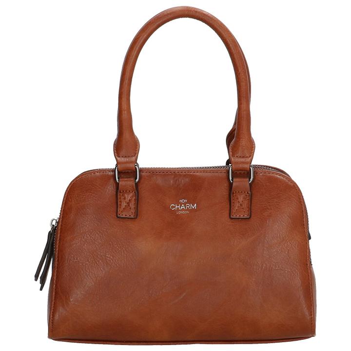 Daniel Ray Charm London Chelsea Handtas Cognac