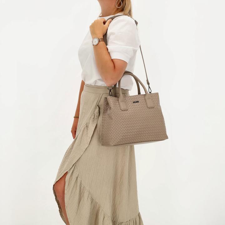 Daniel Ray Charm London Mirabello Handbag Taupe