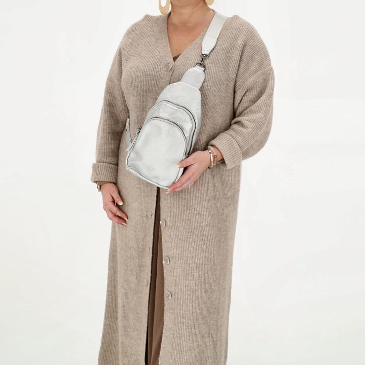 Daniel Ray Charm London New York Slingbag Silver