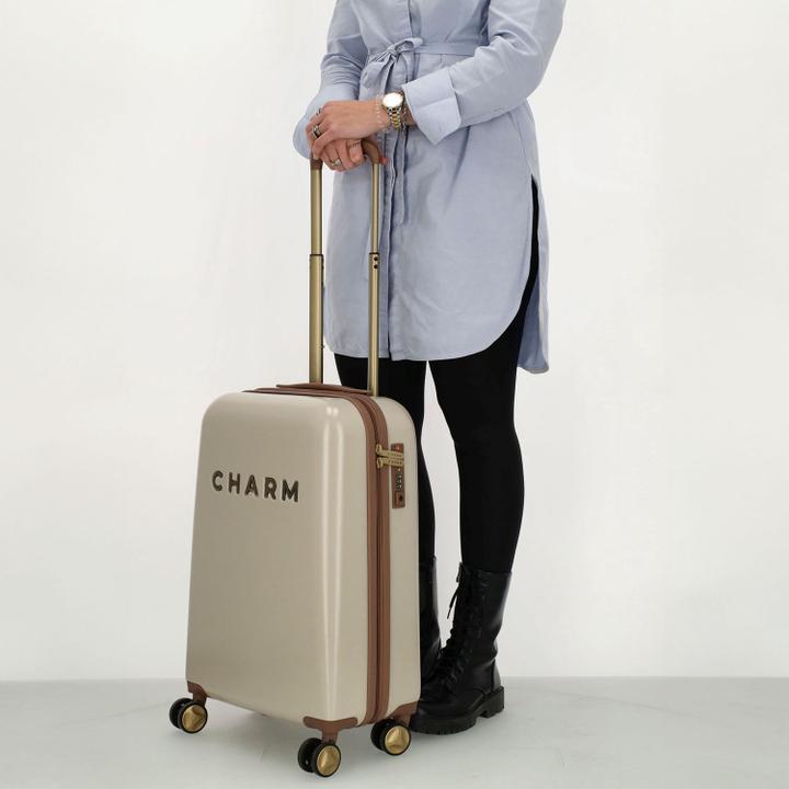 Daniel Ray Charm London Travel Trolley S Beige