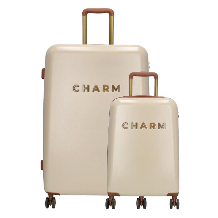 daniel ray Charm London Travel Trolley Set beige