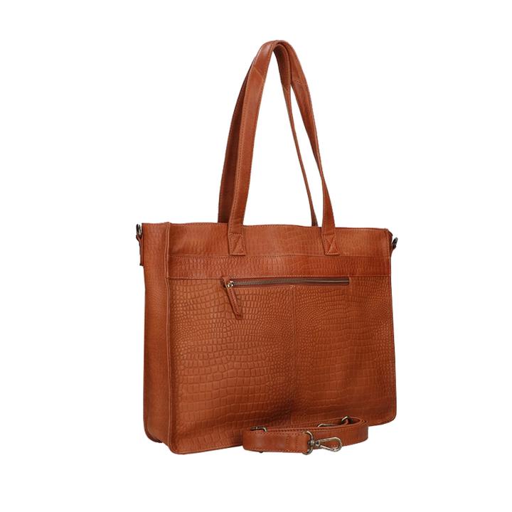 Daniel Ray DIMAGINI Lana Croco Workbag 15.6" Cognac