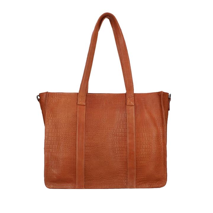 Daniel Ray DIMAGINI Lana Croco Workbag 15.6" Cognac