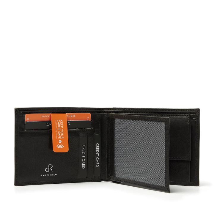 Daniel Ray DR Amsterdam Milan Billfold 28559 Black