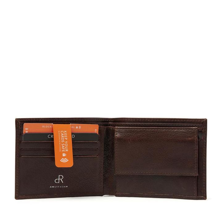 Daniel Ray DR Amsterdam Milan Billfold Brown