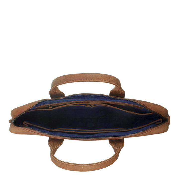 Daniel Ray DSTRCT Limited Laptoptas 17'' Cognac