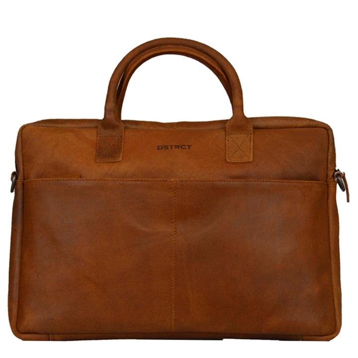 daniel ray DSTRCT Limited Laptoptas 17'' cognac