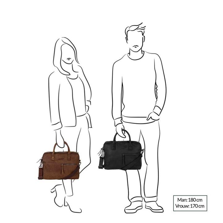 Daniel Ray DSTRCT Wall Street Workingbag 14" Brown