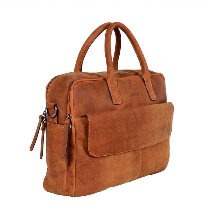 Daniel Ray DSTRCT Wall Street Workingbag 17" Cognac
