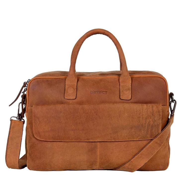 Daniel Ray DSTRCT Wall Street Workingbag 17" Cognac