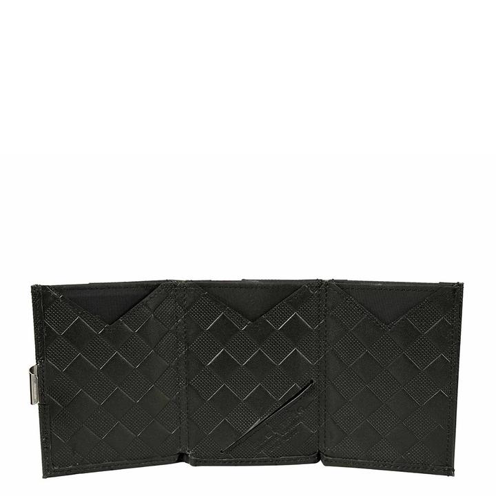 Daniel Ray Exentri Leather Wallet RFID Black Chess