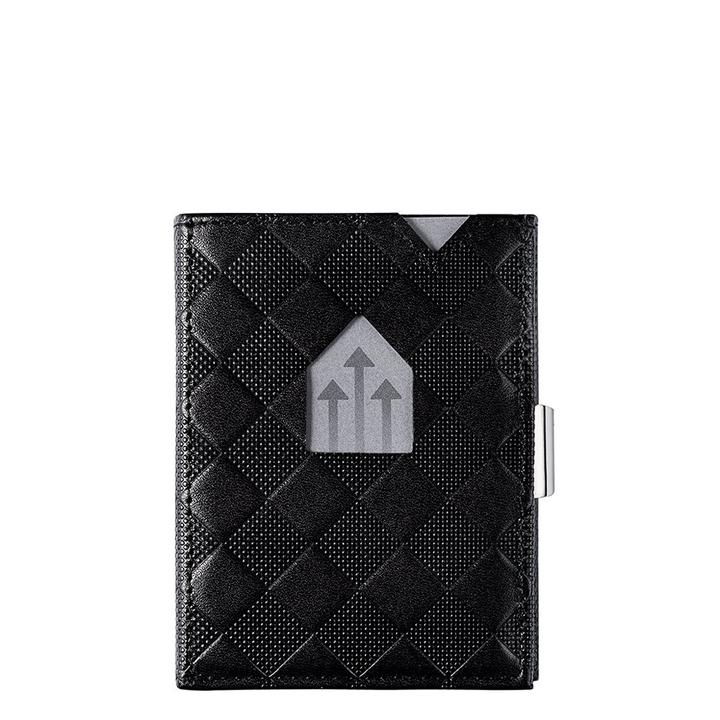 daniel ray Exentri Leather Wallet RFID black chess