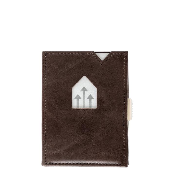 daniel ray Exentri Leather Wallet RFID coffee