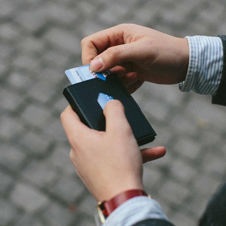 Daniel Ray Exentri Leather Wallet RFID Hazelnut